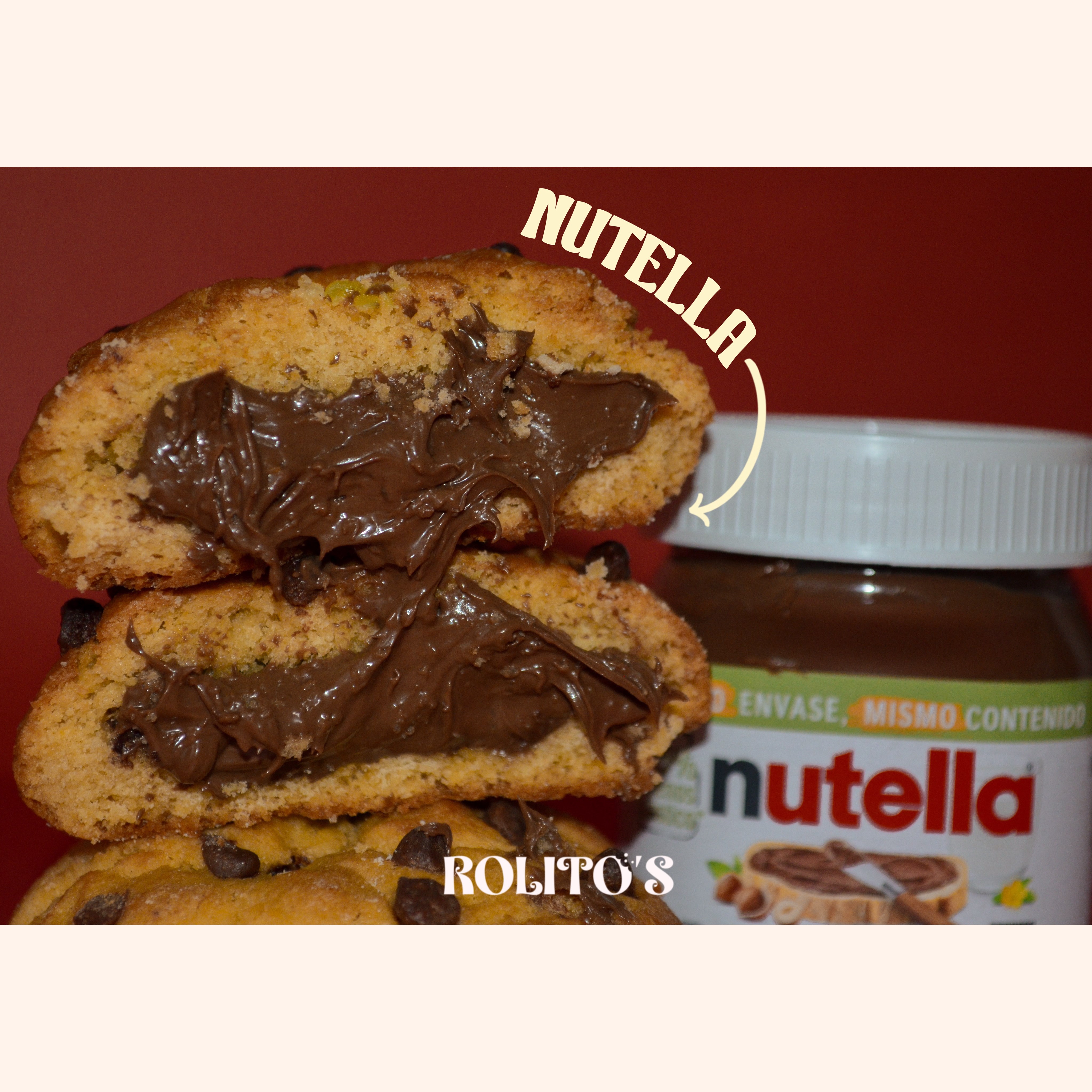 Cookie Nutella Rolito's